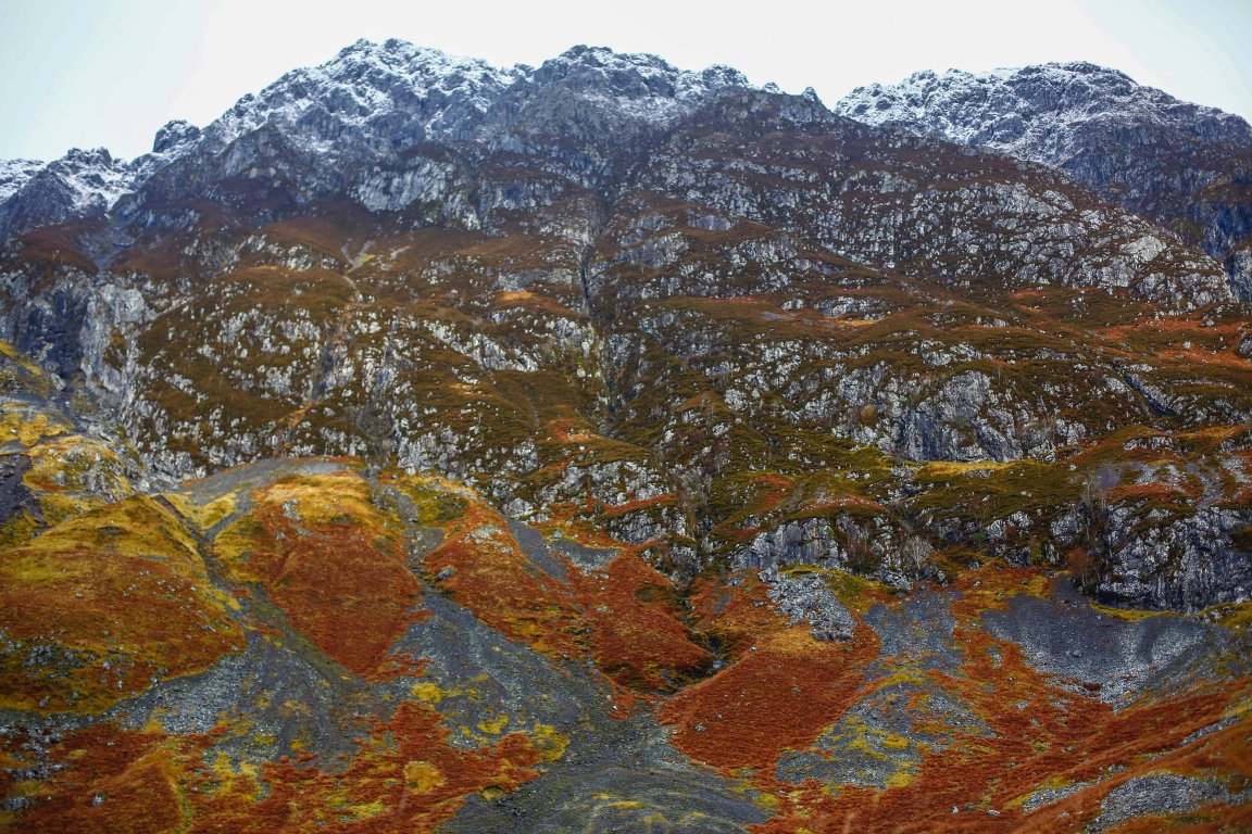 Skotsko je na podzim zkrátka zemí neuveřitelně barevných textur.